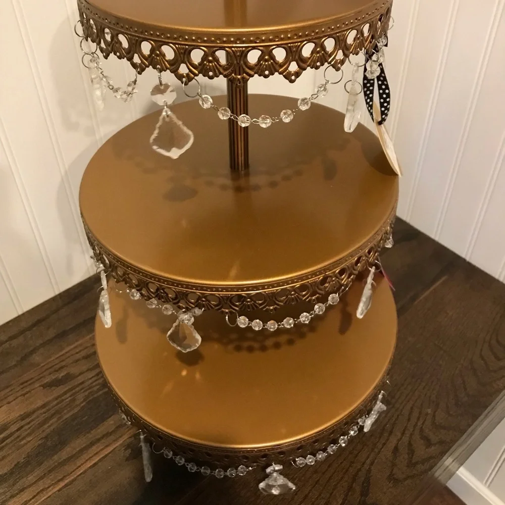 Elegant Gold‎ Tiered Dessert Stand
